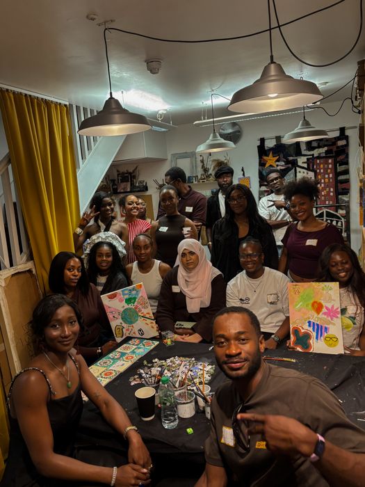 A community portrait around the table
